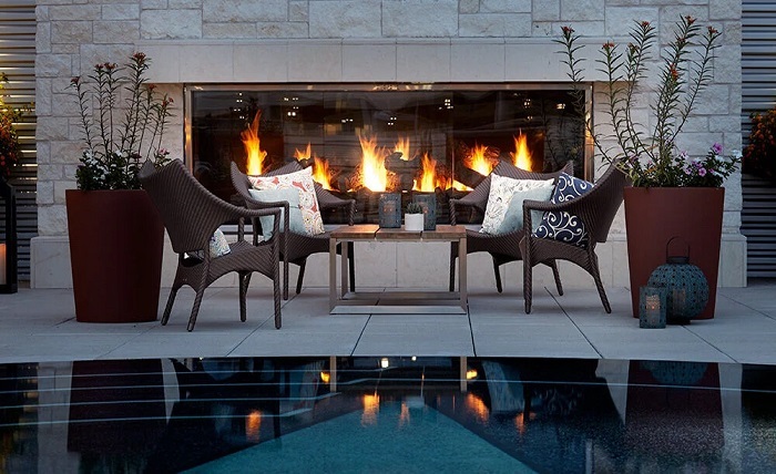 Genuine Gas Fireplace