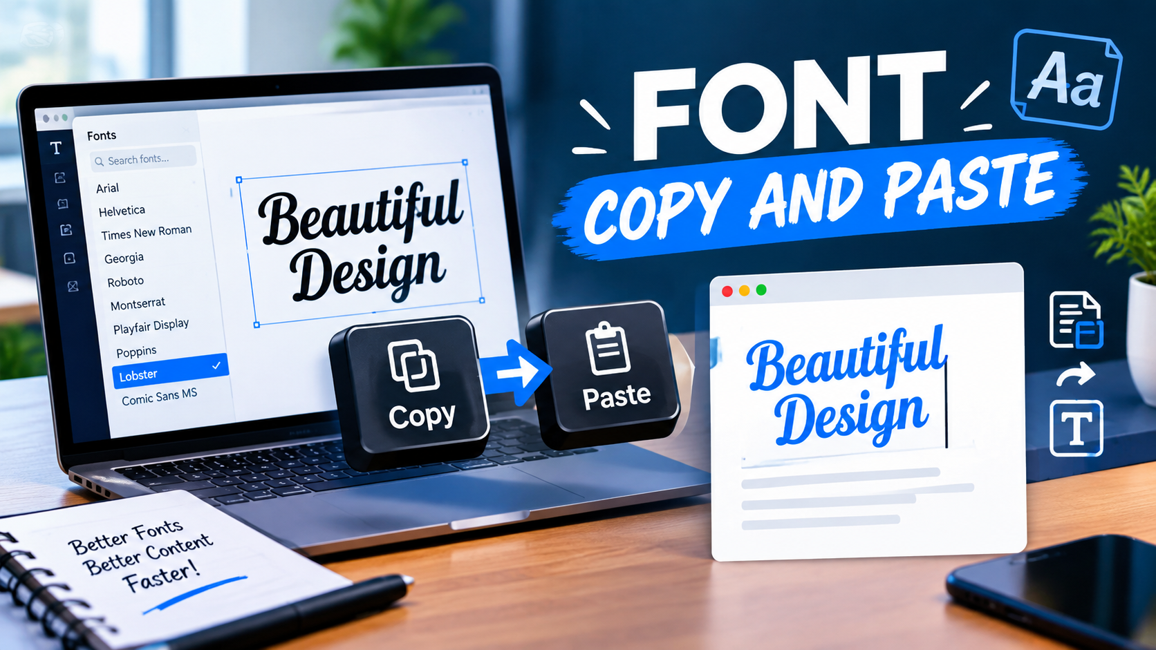 font copy and paste
