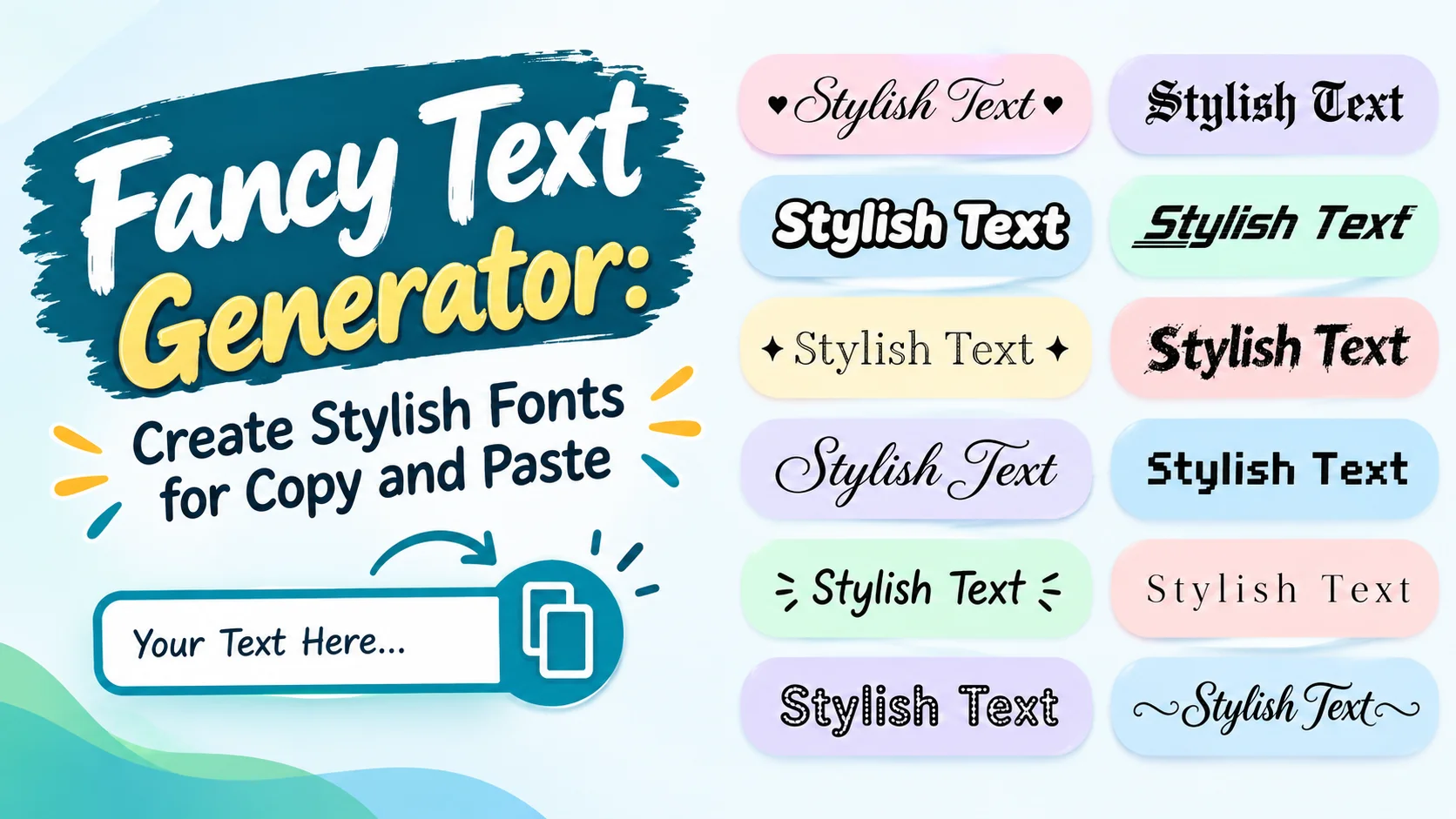 Fancy Text Generator: Stylish Fonts to Copy and Paste