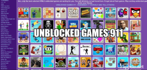 What Are Unblocked Games 911?