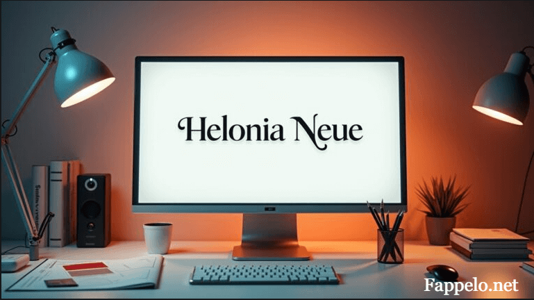 What is Helonia Neue